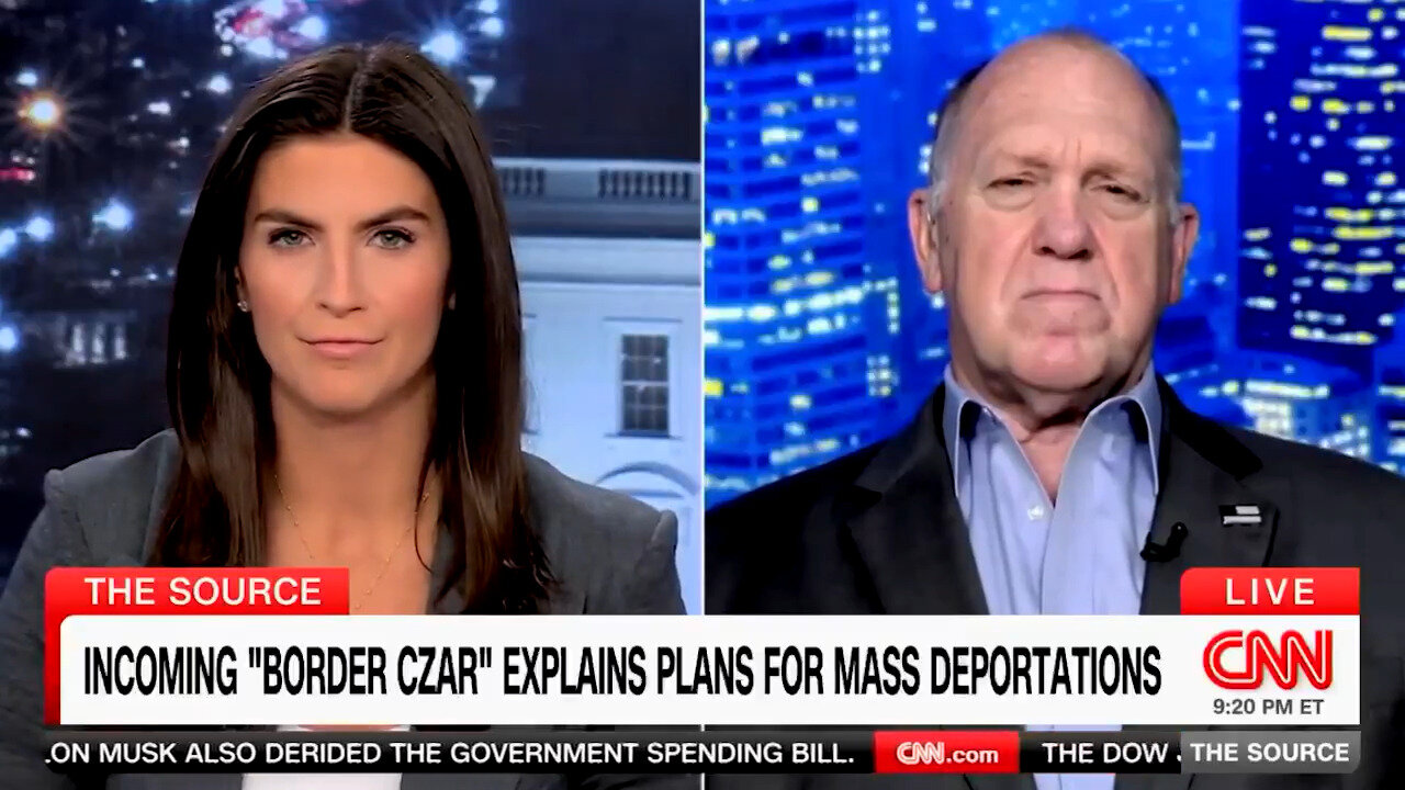 'Border Czar' Tom Homan Tells CNN's Kaitlan Collins 'Day One' Means 'Day One' For Deportations