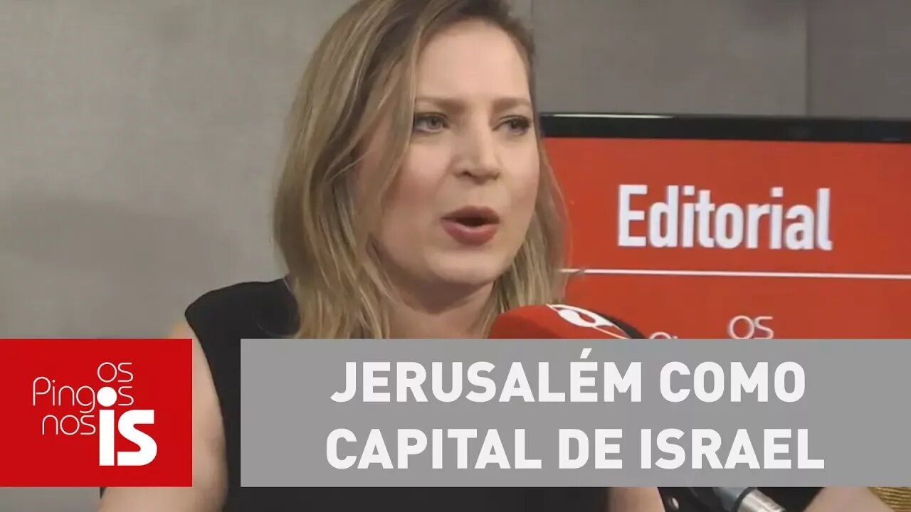 Joice: Trump acerta e reconhece Jerusalém como capital de Israel