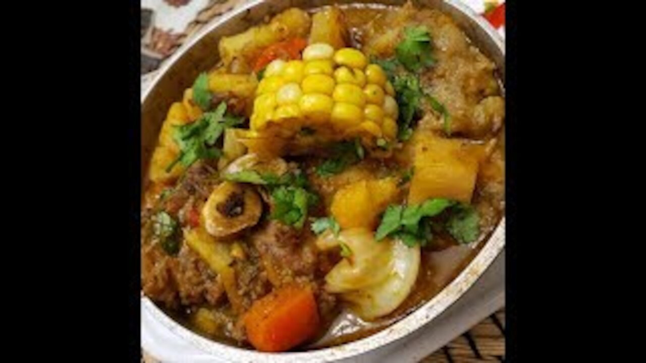 Sancocho Puerto Rican Beef Stew