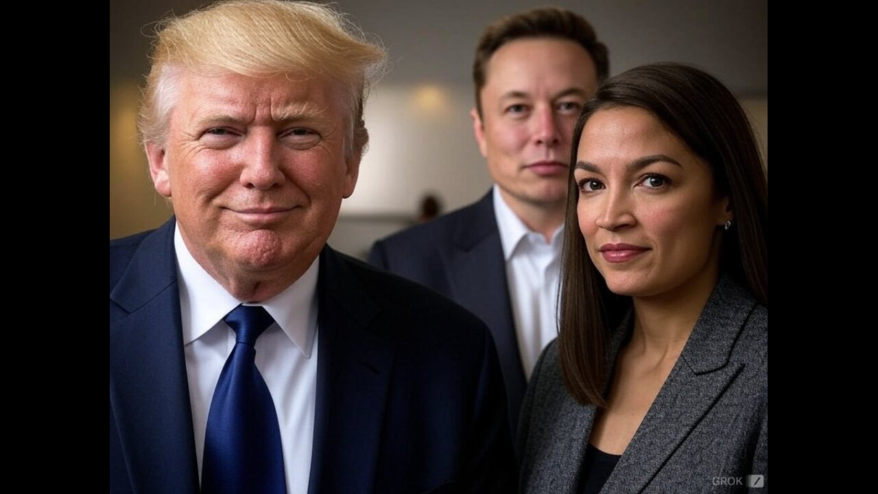 AOC gets stuffed by Pelosi.... AGAIN!! is an alliance with Trump and Elon coming?