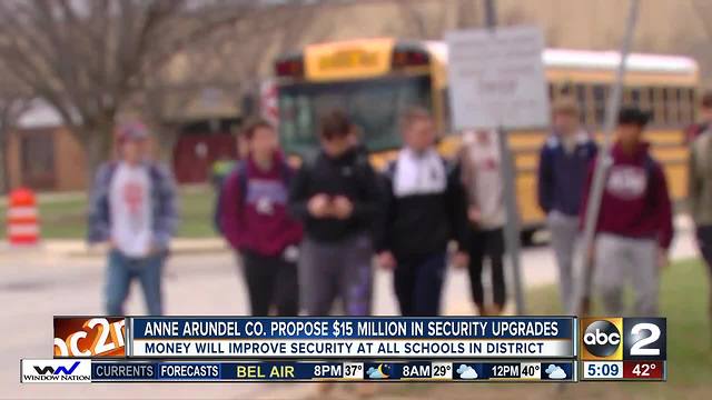 Anne Arundel County Schools announce $15M school safety plan