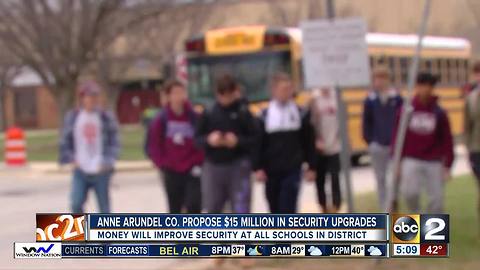 Anne Arundel County Schools announce $15M school safety plan