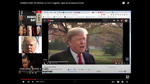 Trump - OMEGA MAN (O-MAGA) vs I Am Legend... Apollo's Disease & Cure! [21.04.2022]