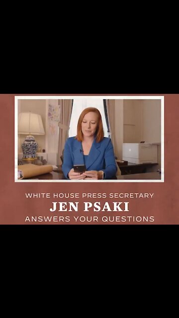 Jen Psaki Does Q&A Video, Shows How Dumb She Thinks You Are