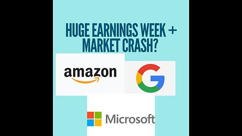 Huge earnings week + Stock market crash?