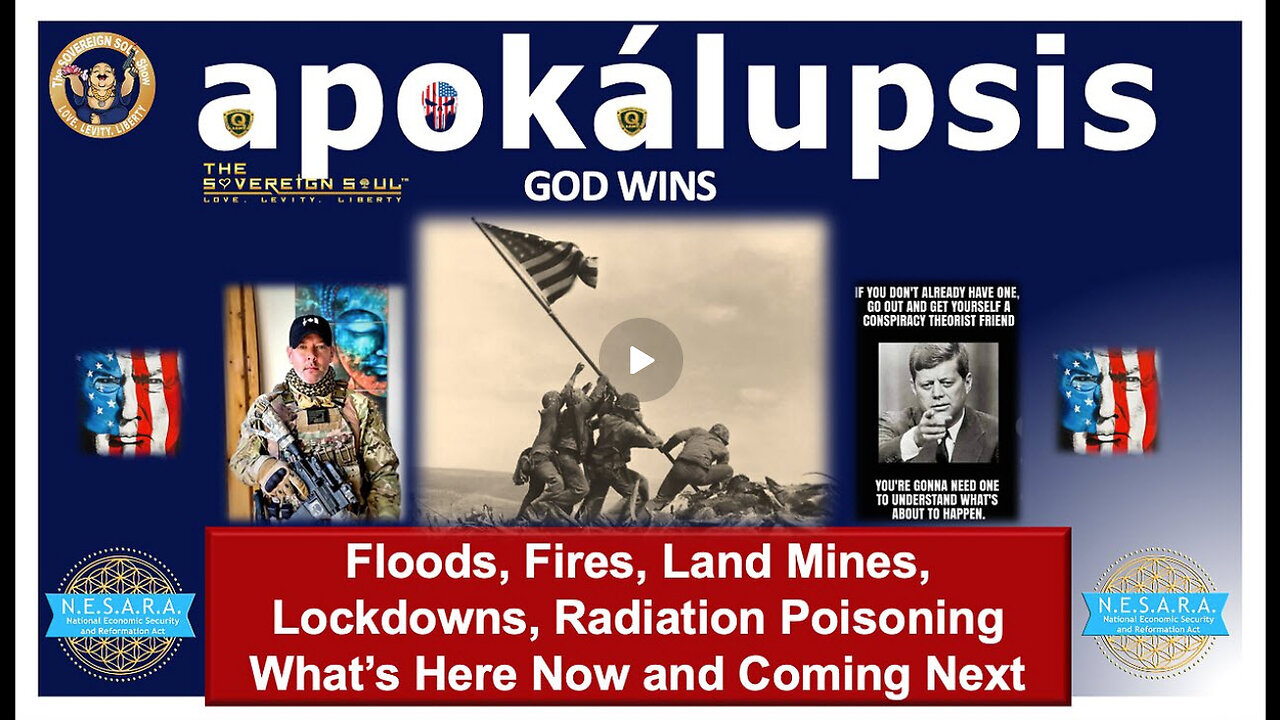 APOKÁLUPSIS: As MAGA Rises Deep State Warfare Will Ratch Up via Land Mines, Radiation, Lockdowns