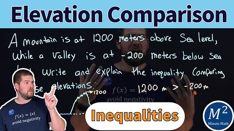 How to Compare Elevations Using Rational Numbers