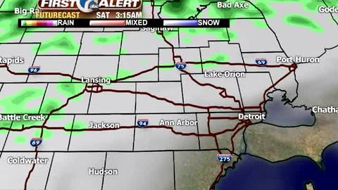 Mild but wet weekend