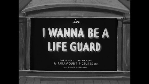 Popeye The Sailor - I Wanna Be A Life guard (1936)