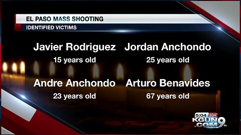 The victims names released from El Paso shooting