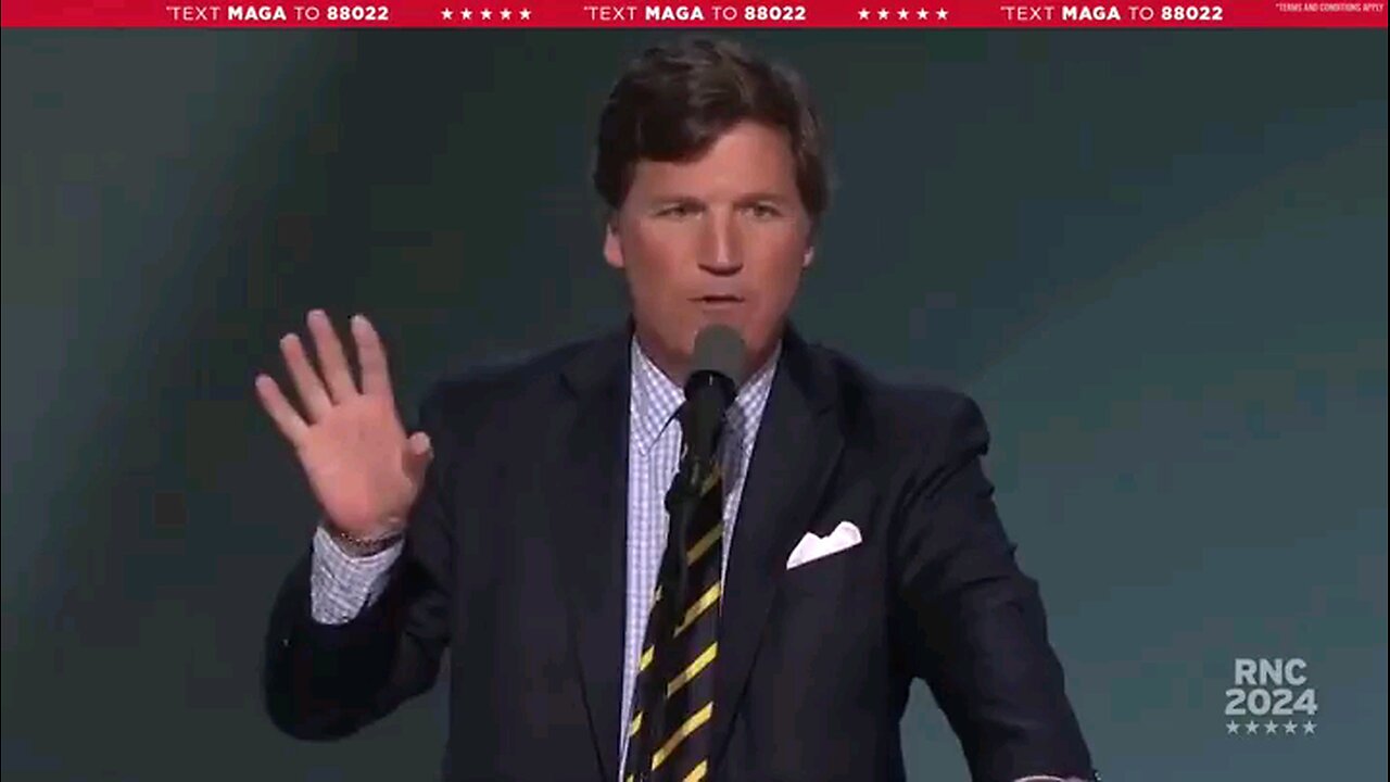 Tucker Carlson on the moment Trump was shot: "A leader is the bravest man. That's who the leader is"