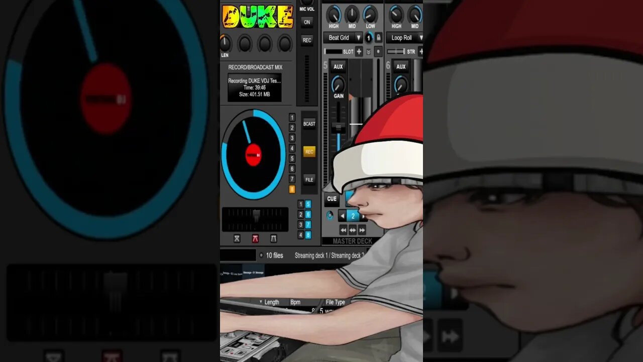 TECHNO LOOP | DUKE 8 DECKS VDJ - New Years Jam #techno #music #rave #acid #beatmaker #breakbeat #top