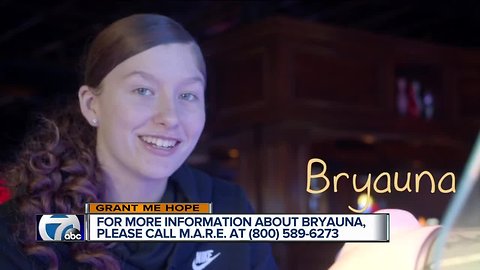Grant Me Hope: Bryauna likes basketball, English, music, and funny movies