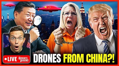 BOMBSHELL Claim Says 'SPY DRONES' are from CHINA after Intel Briefing | Liz Cheney 20 Yrs In JAIL?!