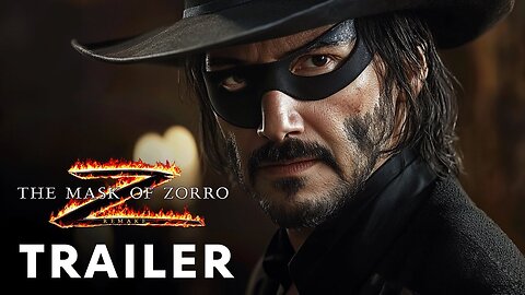 The Mask of Zorro (2025) - Teaser Trailer - Keanu Reeves, Jenna Ortega