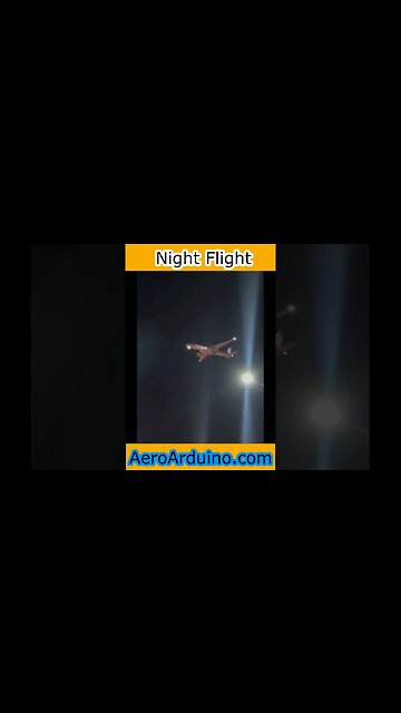 Magical #Qatar Night #Flight Takeoff #Aviation #AeroArduino