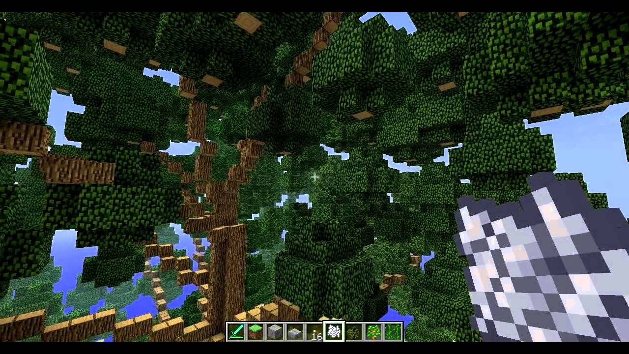 Minecraft: Huge Epic Trees with MCEdit (part 54 season 1)