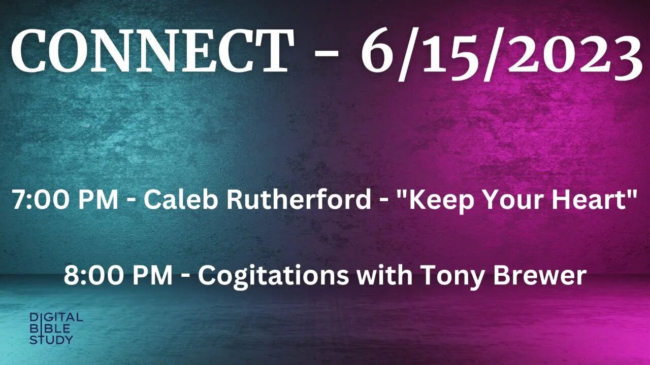 CONNECT and Cogitations - Rutherford and Brewer - 6/15/2023