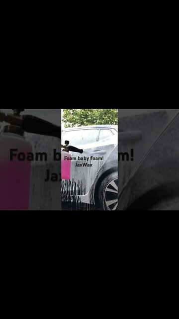 Foam baby foam! #jaxwax wash and wax. #carwash #cars #carcare #cardetailing #autos #foam #cleaning