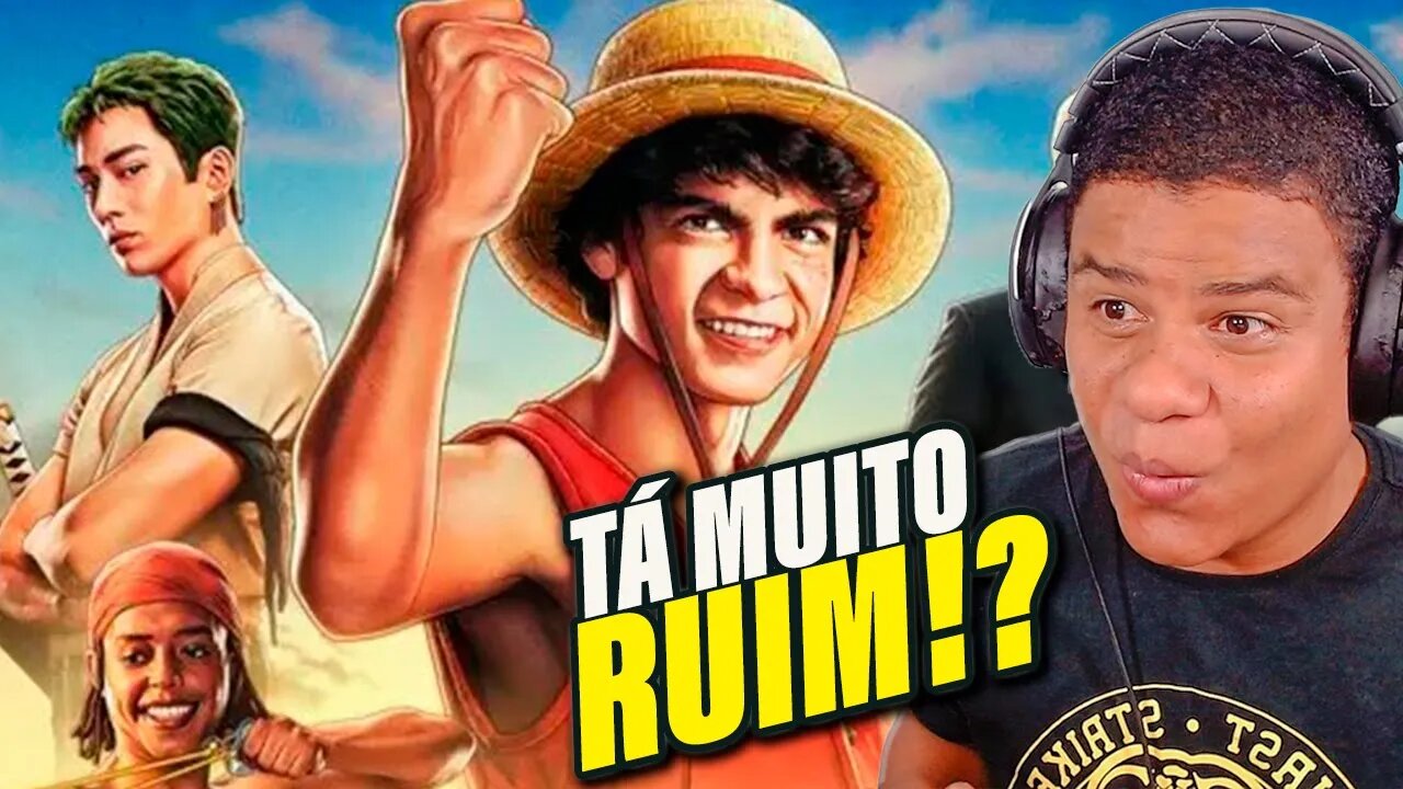 REAGINDO a UM BOM LIVE ACTION DE ANIME (ONE PIECE - NETFLIX) | React Anime Pro