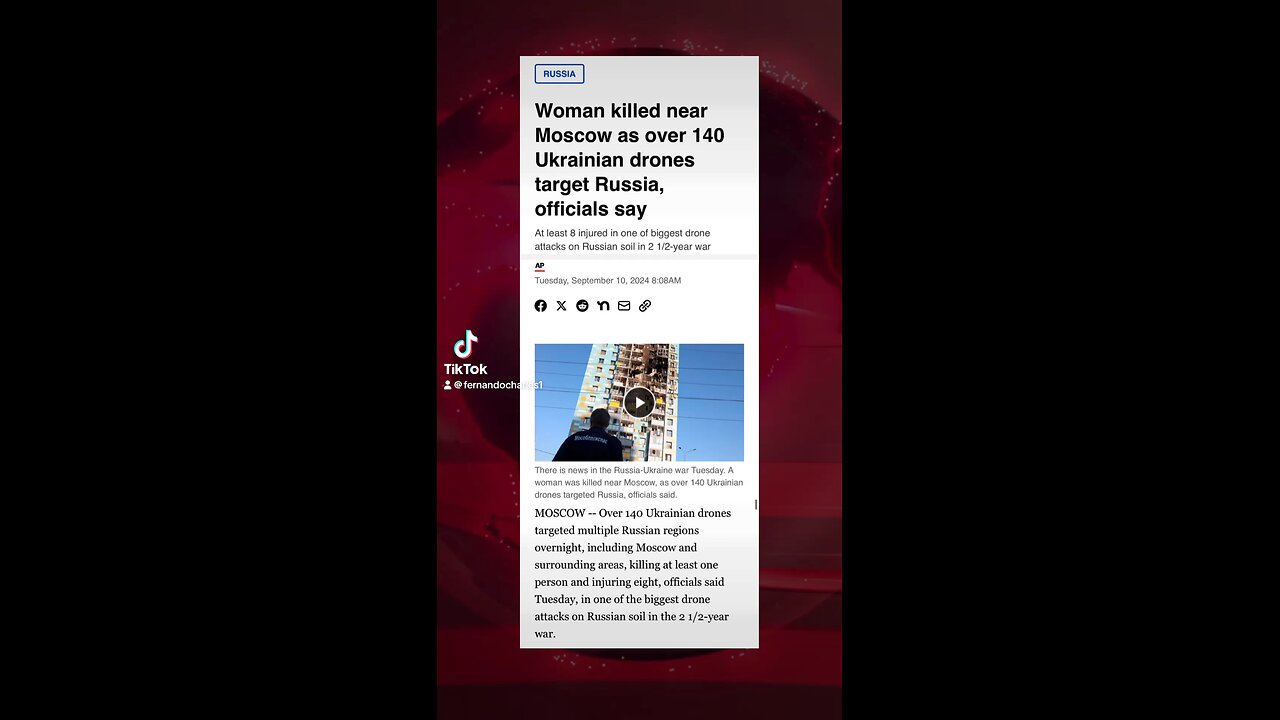 Ukraine strikes Russia again!