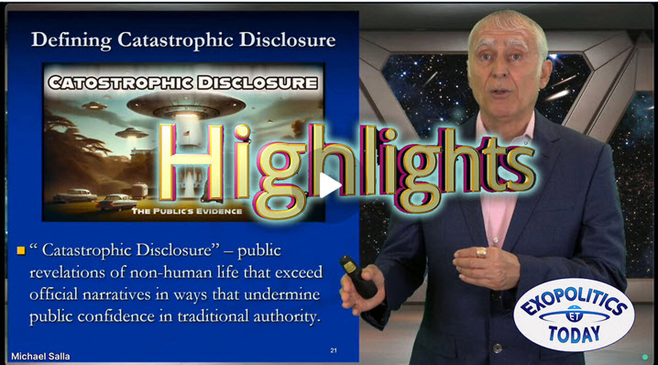 EXOPOLITICS - Dr Michael Salla - A glimpse into Catastrophic Disclosure.