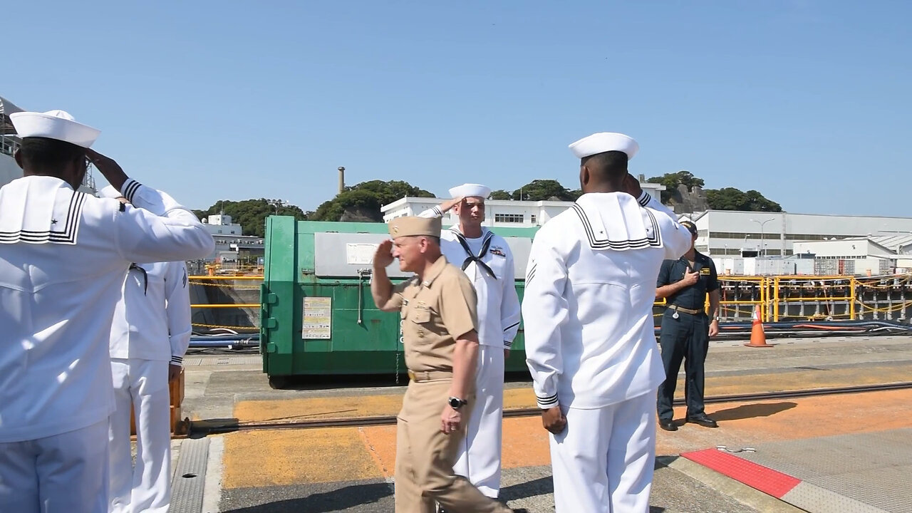 B-Roll of CNO Adm. Mike Gilday's Visit to USS Milius (DDG 69)