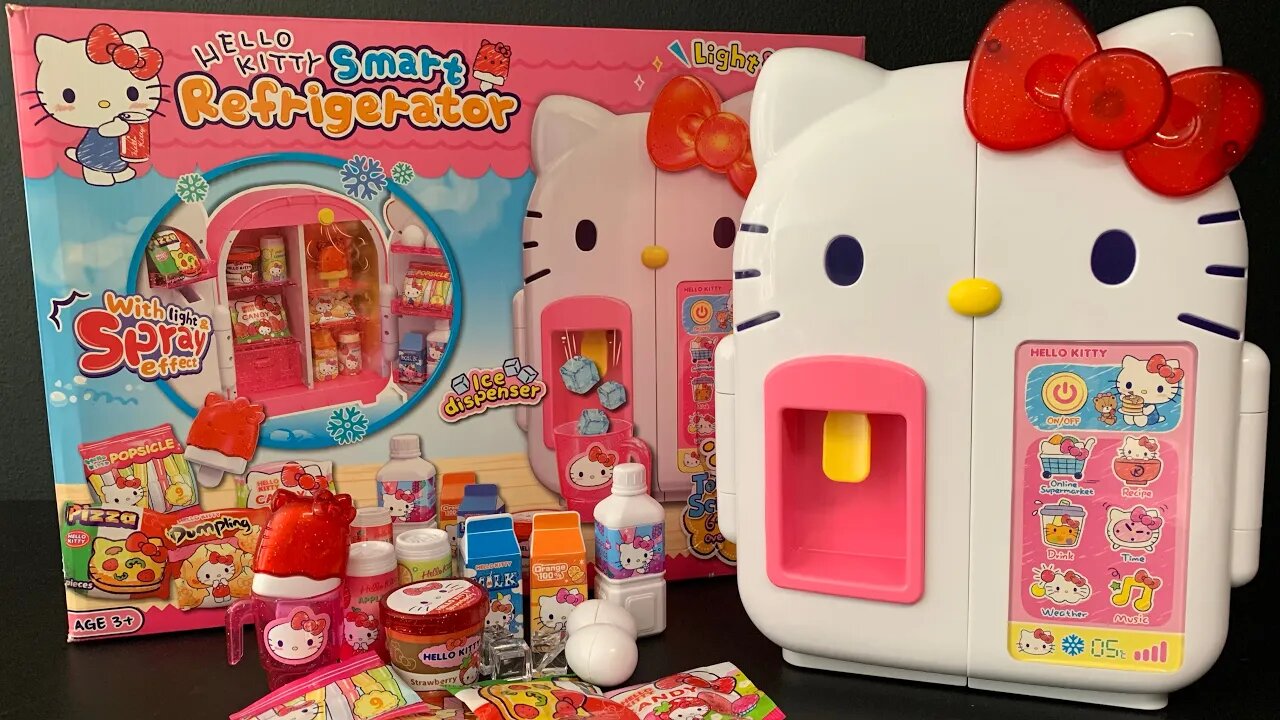 20 Minutes Satisfying With Unboxing Hello Kitty Refrigerator ASMR (No Music)