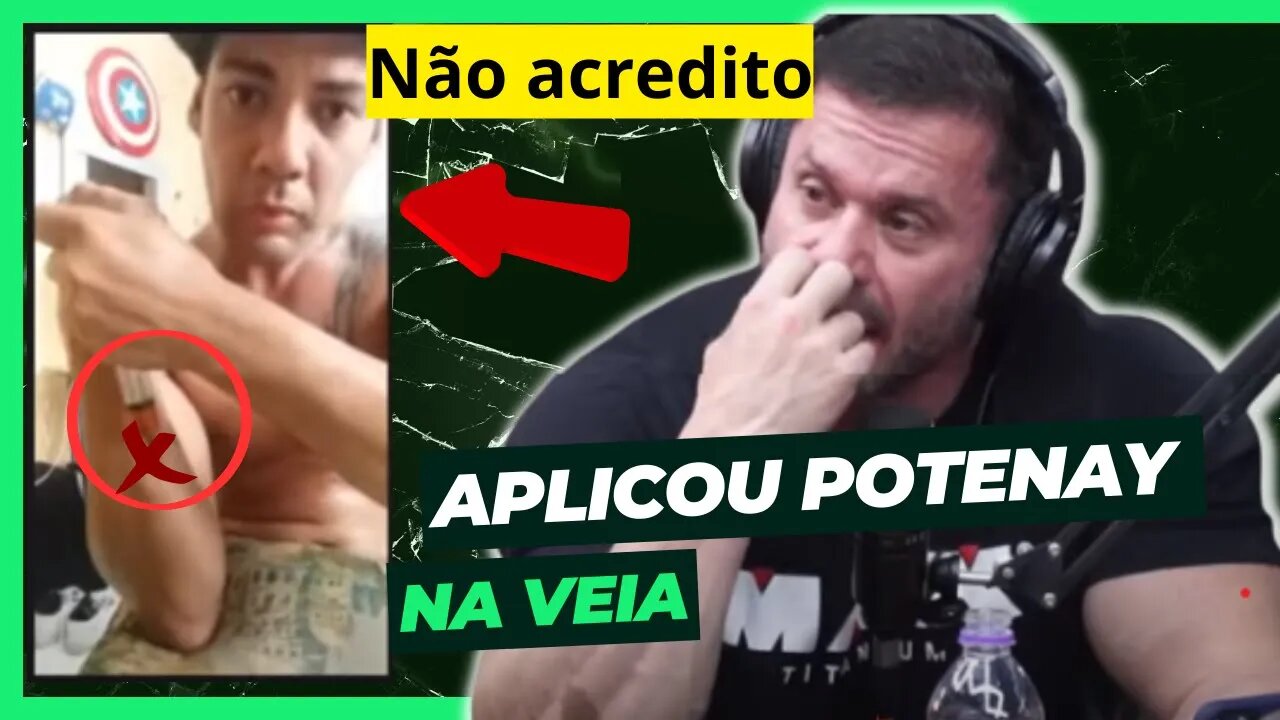 PRÉ TREINO INJETÁVEIS ! APLICANDO POTENAY AO VIVO! Renato se assustou.