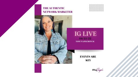 The Importance of Events for your Business // IG Live