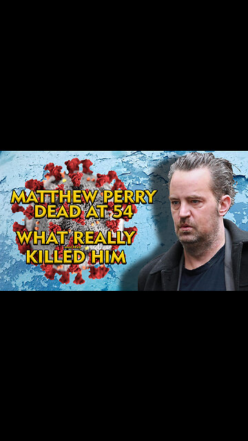 Matthew Perry Is Dead at 54 - Here Is What Really Killed Him*