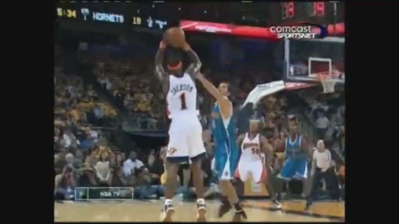 Stephen Jackson 26 Points 5 Ast Vs. NO Hornets, 2008-09.