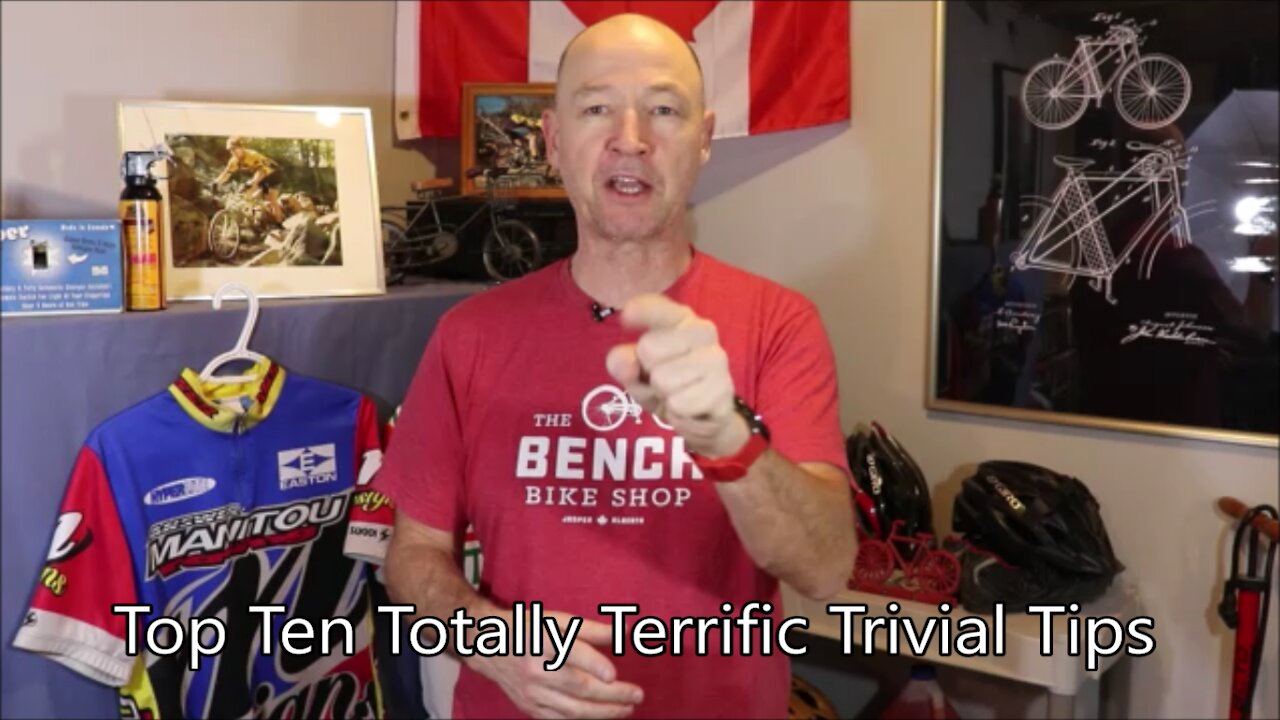 Top Ten Totally Terrific Trivial Tips for Cycling