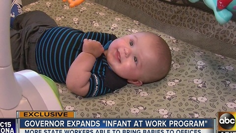 EXCLUSIVE: Gov. Ducey expanding bring babies to work program