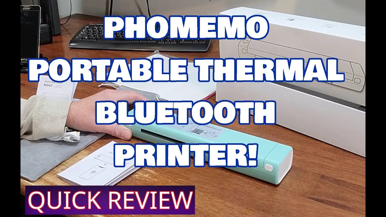 Compact and Convenient, Phomemo Bluetooth Thermal Printer