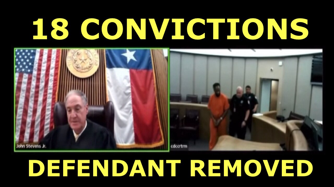 Reacting to: 18 Convictions & Defendant Gets Physically Removed from Court.