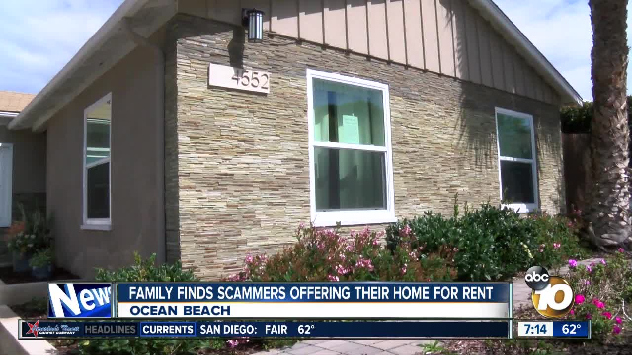 Ocean Beach family discovers scammers put house up for rent