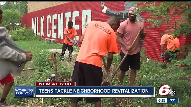 Teens tackle neighborhood revitalization