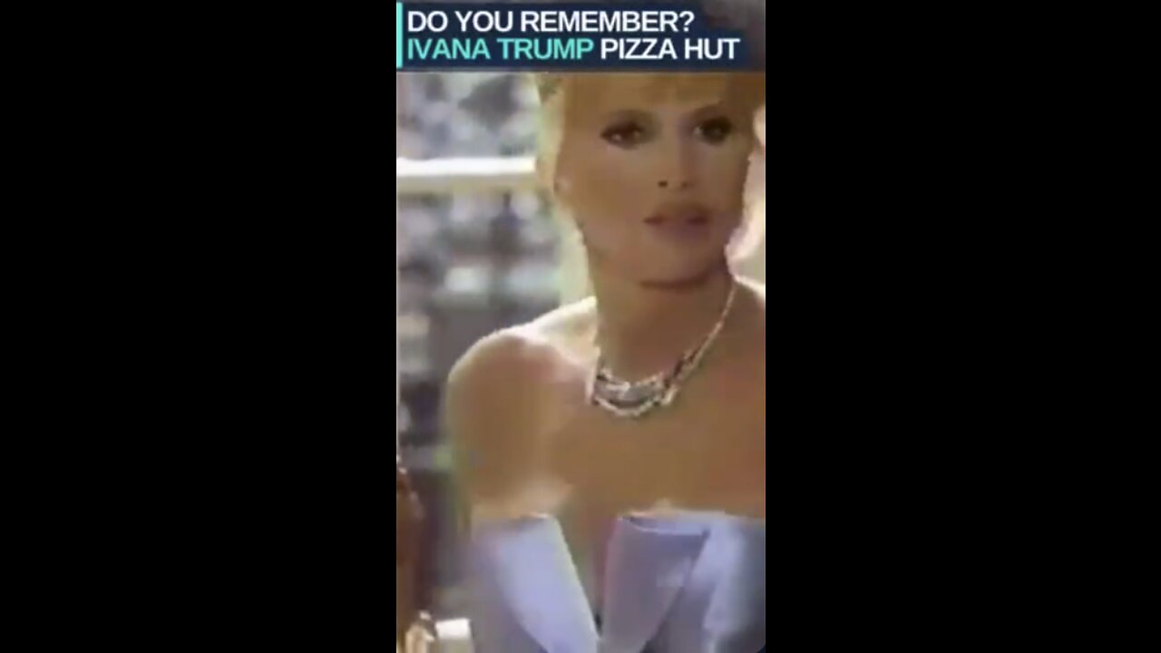 Ivana & Donald Trump eat pizza crust first