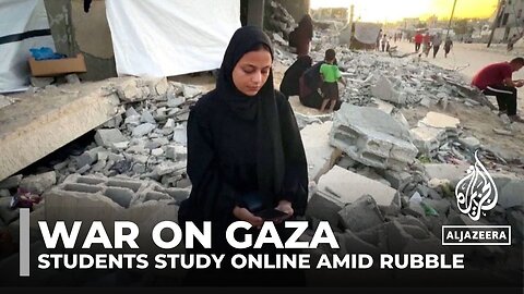 Gaza students study online amid rubble as airstrikes destroy universities and threaten their future