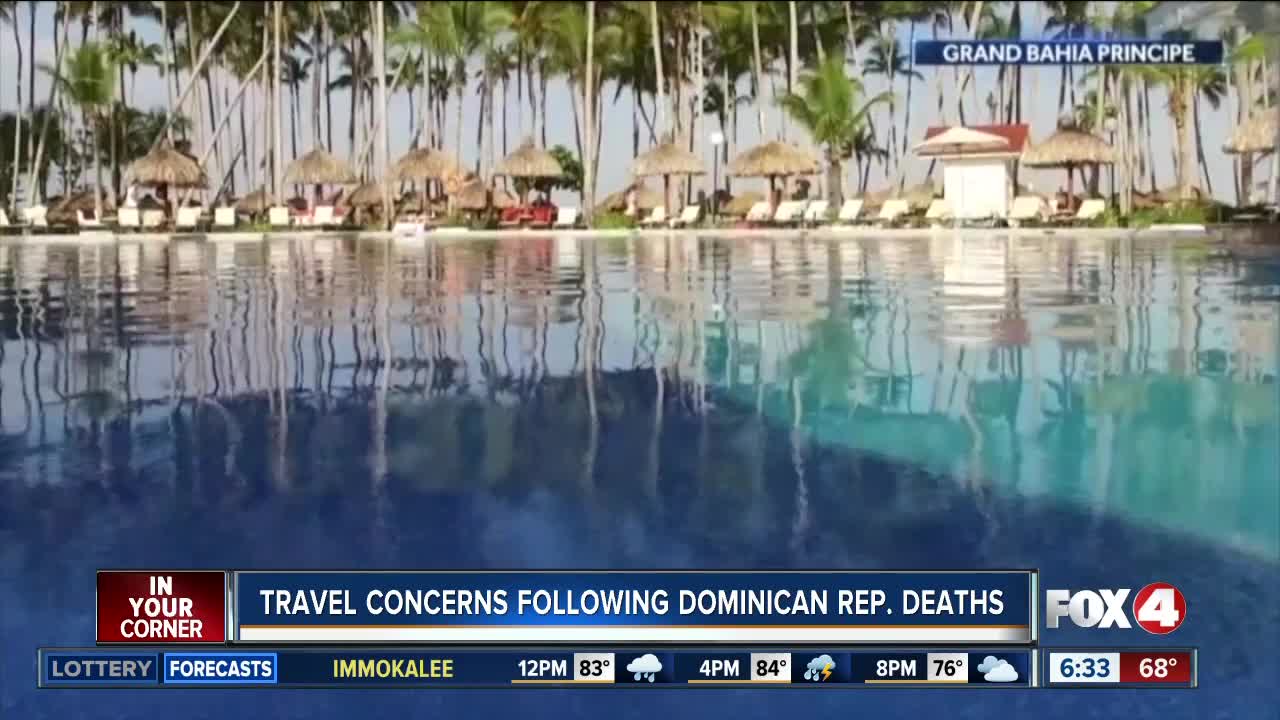 Safety concerns prompt travel cancellations to Dominican Republic