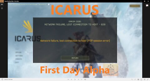 ICARUS Day One Alpha