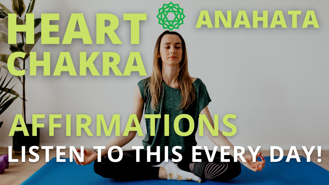 Powerful Heart Chakra Affirmations [Healing Heart Energy] Listen Every Day!