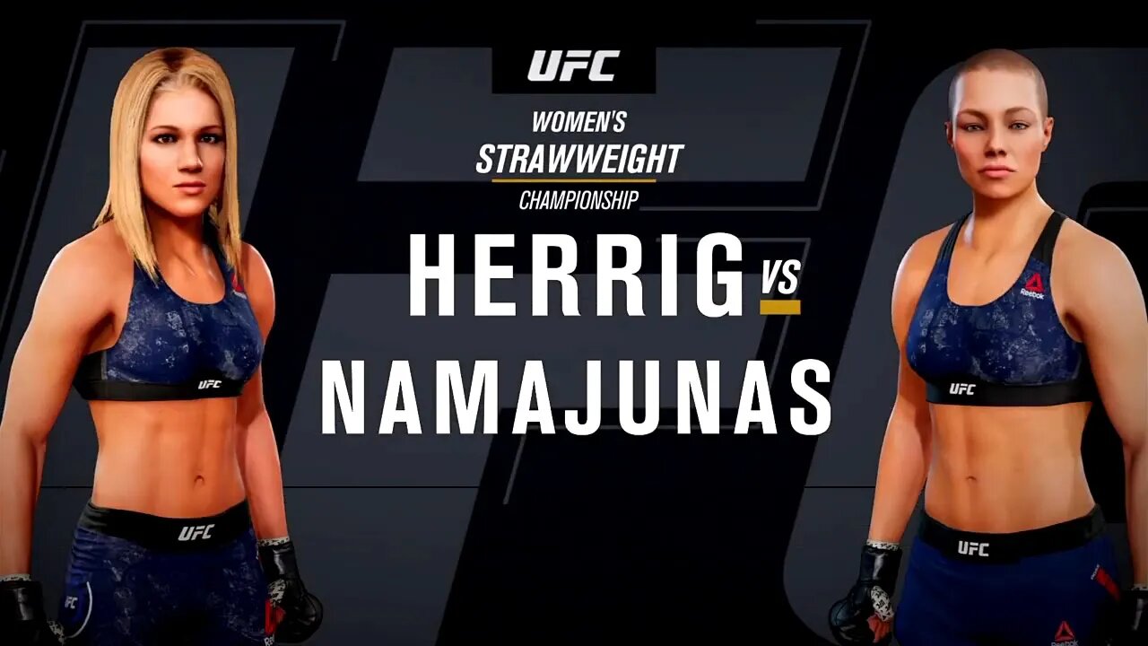 EA Sports UFC 3 Gameplay Rose Namajunas vs Felice Herrig