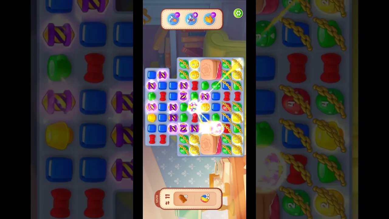 Shorts Playrix Homescapes Gameplay Walkthrough Level 12578-010