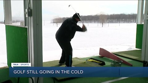 Moorland Road Golf Center remains busy despite single-digit temps