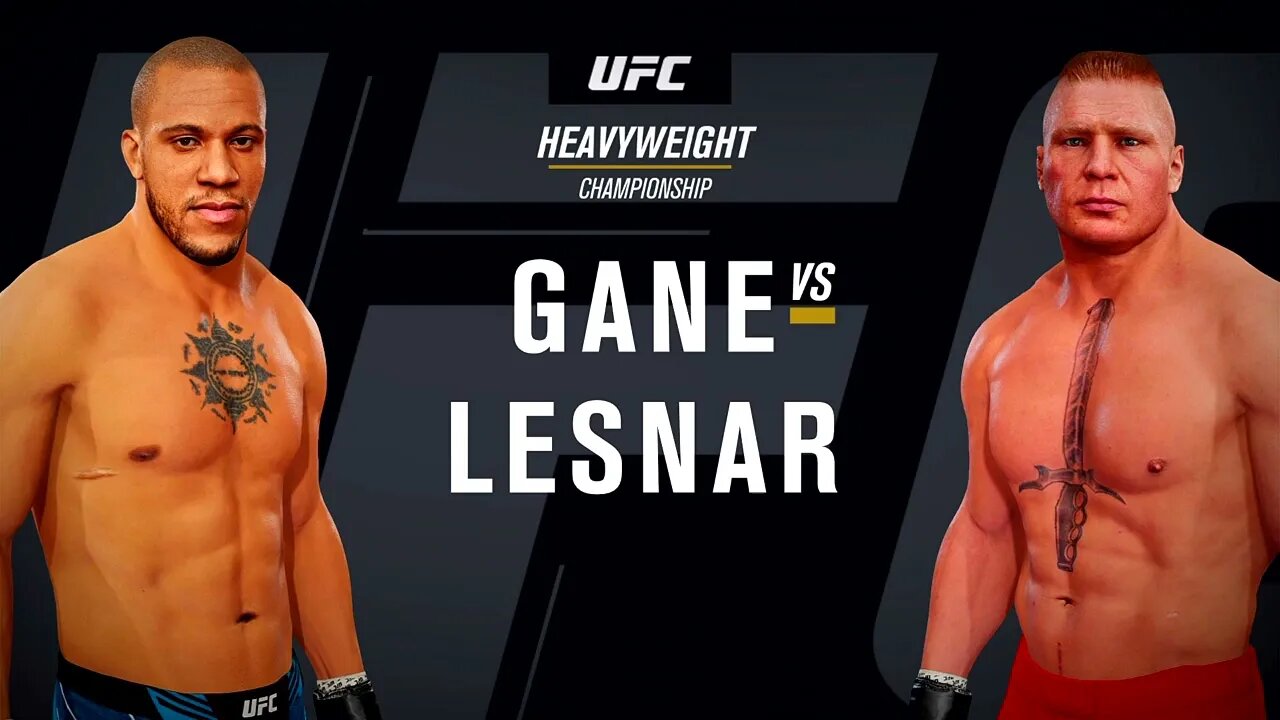 EA Sports UFC 4 Gameplay Brock Lesnar vs Ciryl Gane