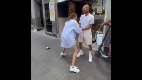 Woman Drunk Or High On Something Seriously Gropes And Sexually Assaults A Man