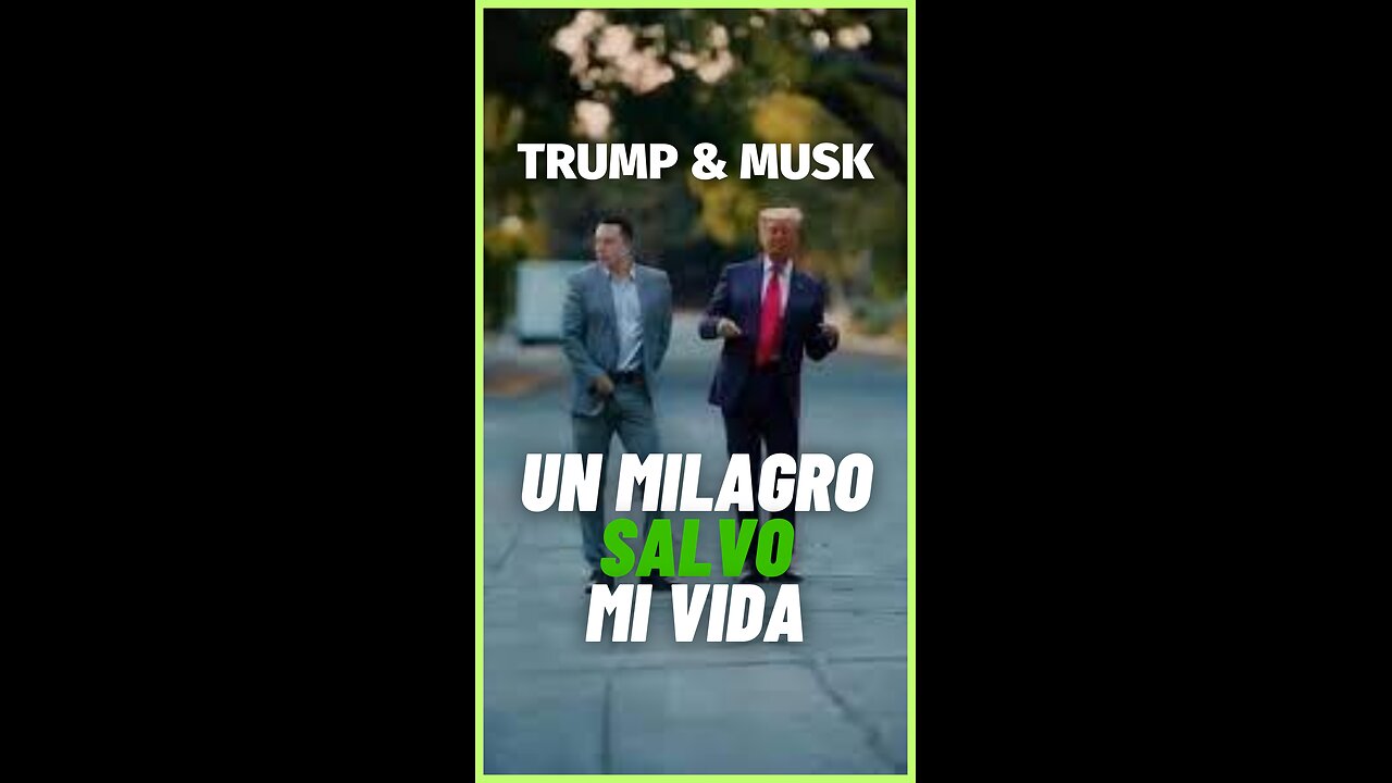 Musk y Trump: El milagro de la decisión rápida que salvó mi vida