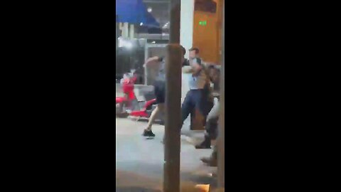 Breaking: IDF criminals attacking a Palestinian.